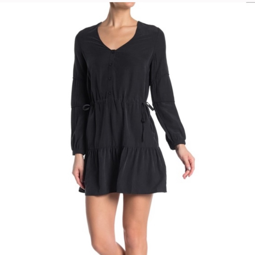 All Saints Nora long sleeved mini dress